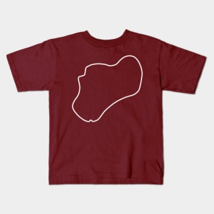 Thruxton Circuit [outline] Kids T-Shirt